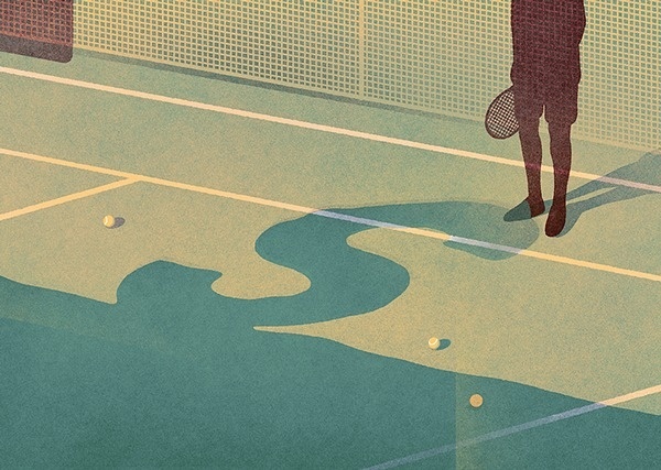 Tennis #illustration #texture