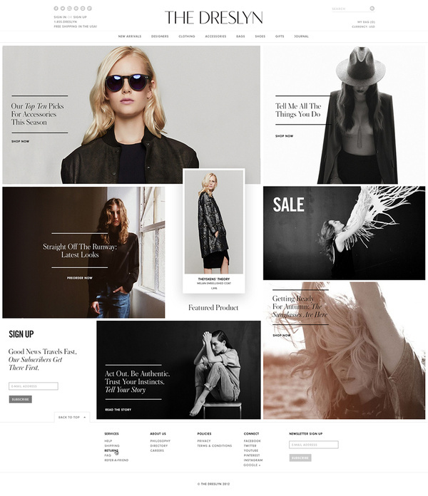 The Dreslyn by Hugo & Marie #design #web