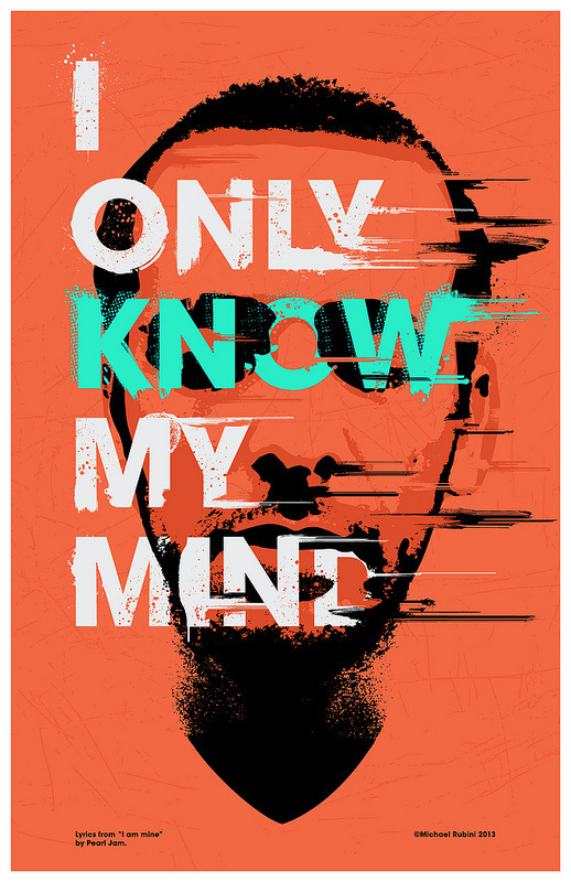 My Mind 02 | Flickr Photo Sharing! #halftone #type #screenprint #poster