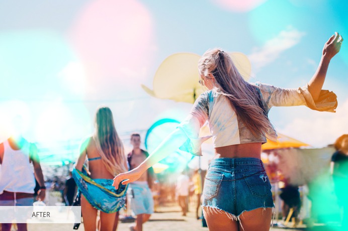 Light Leaks Video Overlays