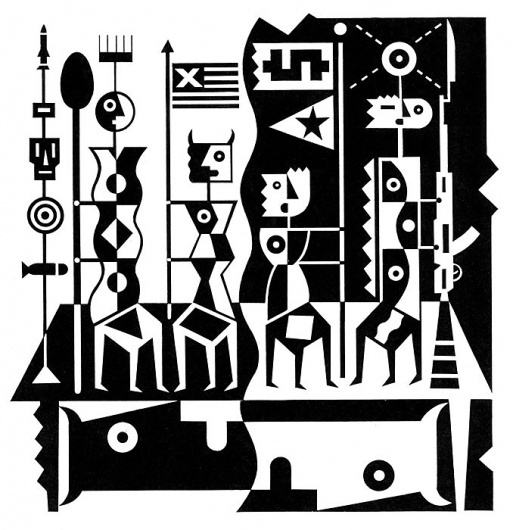 David McLimans Illustration #white #black #illustration #and #mclimans #david