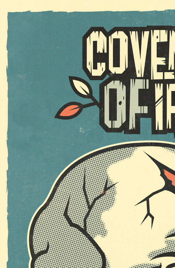 COVENANT OF IRON on Behance #vector #print #retro #ilustracin #illustration #poster #skull