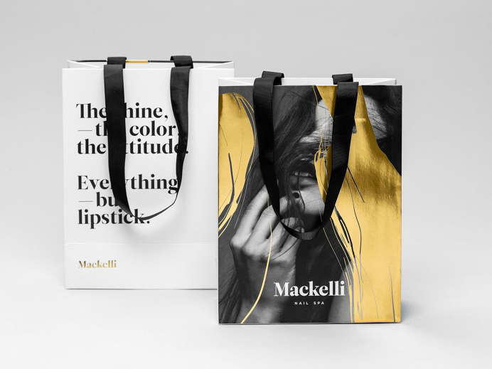 mackelli nail spa branding gold minimal La Tortilleria monterrey mexico mindsparkle mag design best fashion style nail pedicure gold golden