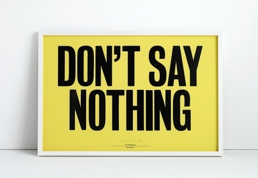 ANTHONY BURRILL #signage #type #poster #typography