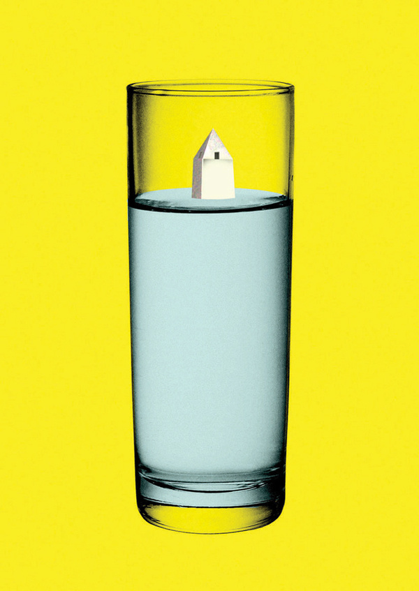 Balance 2013 del diseño en Argentina y en el continente americano #minimalistic #water #monument #argentina #glass #minimal #poster #full #buenos #half #aires #rompo