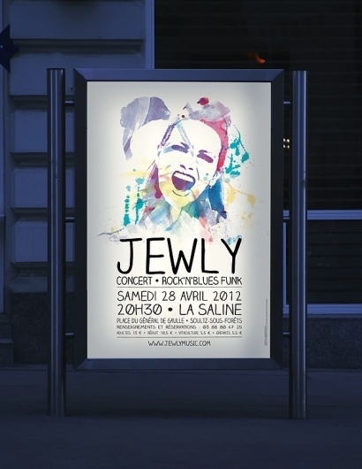 JEWLY on the Behance Network #jewlymusic #by #com #for #poster #stegraphism #www