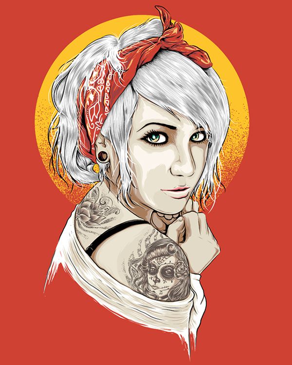 Girls Workouts – Red Bandana “Red Version”
