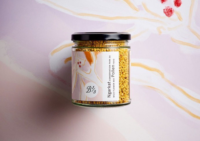 Bee One Third Packaging - Mindsparkle Mag Gangplank designed the packaging for Bee One Third – a beekeeping initiative founded on the premise that one third of our global food supply depends on bee pollination. #logo #packaging #identity #branding #design #color #photography #graphic #design #gallery #blog #project #mindsparkle #mag #beautiful #portfolio #designer