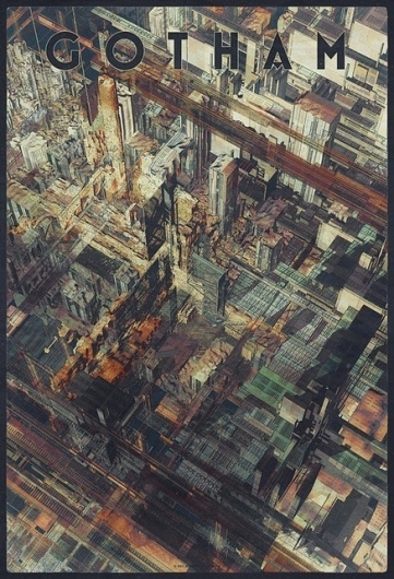 The Collective Loop #atelier #gotham #city #poster #olschinsky