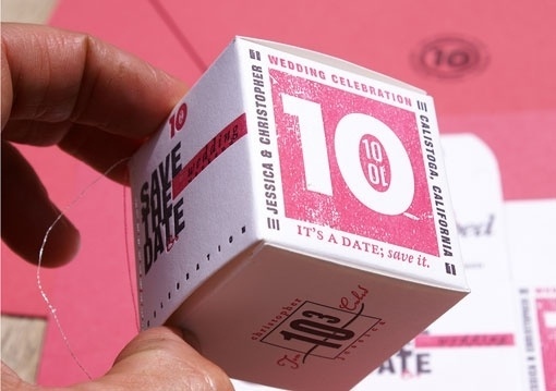 design work life » Save the Date by Smokeproof Press #save #date #invitation #the #wedding