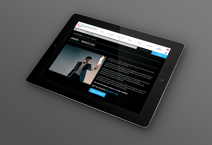 Sternberg Clarke Responsive website update