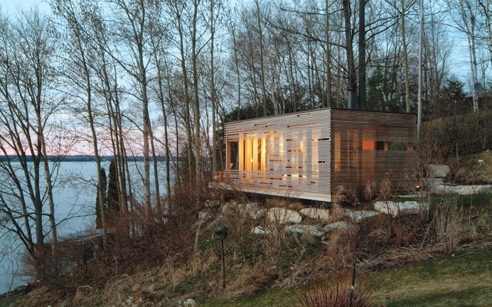 Sunset Cabin by Taylor Smyth Architects #interior #cabin #design #architecture
