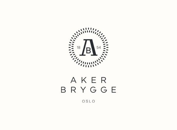 Aker Brygge — Logotype. Design by Sans Colour. #logo #branding