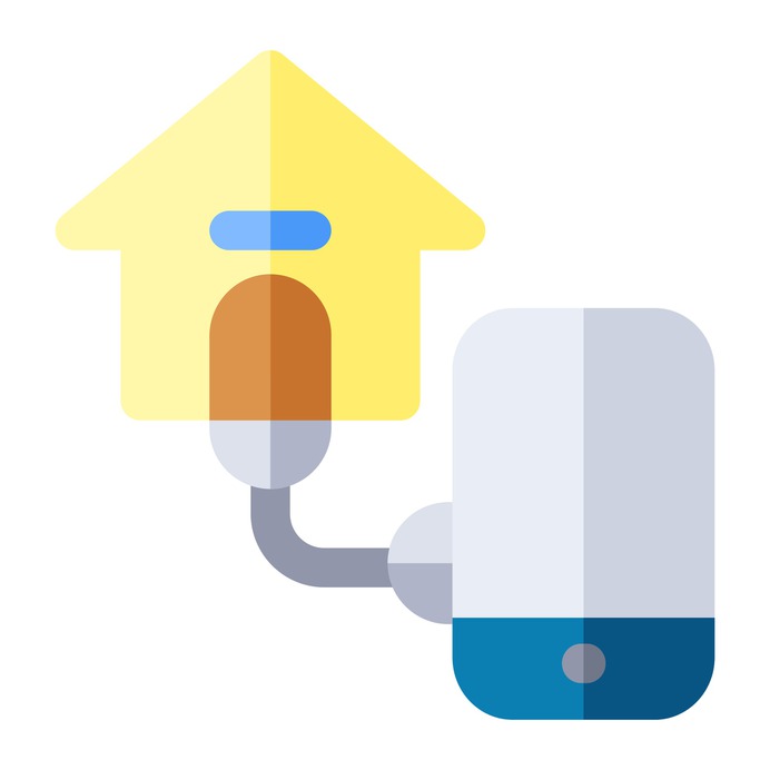 See more icon inspiration related to smart house, furniture and household, smart home, wifi signal, electronics, buildings, smartphone, connection, mobile and technology on Flaticon.