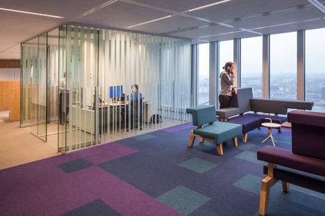 De Rotterdam interior by Studio Makkink & Bey and Group A #office #rotterdam #colourful #pixel #design