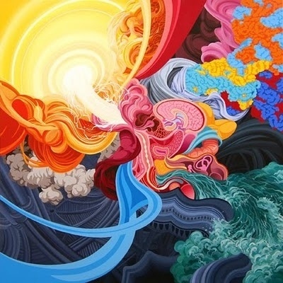 je voudrais que: art #explosion #color