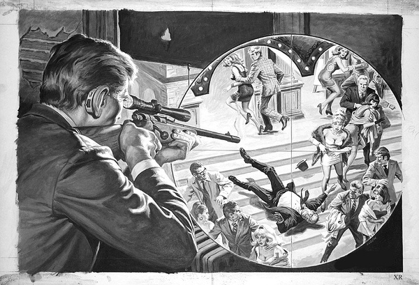 ... hard of hearing assassin! | Flickr Photo Sharing! #illustration