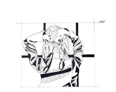 Saatchi Art: window Drawing by Catherine Koblinsky