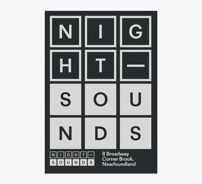 apexministry: Visual identity by Winter-Hebert for Night Sounds, a Newfoundland-based nightclub with a mix of EDM, Hip-Hop and Top-40 dance #dd