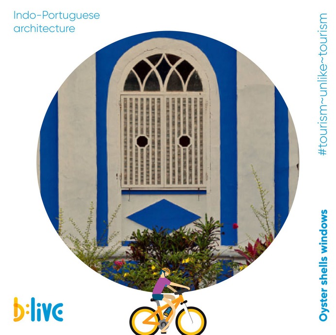 Goa is home to homes that have rich cultural influence reflecting Indo-Portuguese architecture. Oyster shells windows of old Goan houses would keep them cool. Light would still pass through the shells, giving the houses a special well-lit ambience throughout the day. Take a journey back in time with b:live. Call or WhatsApp at 📞+91 86696 00373 or visit us at blive.co.in to book a tour with us. #letsblive #funoverfuel #worldtourismday #tourismunliketourism #goabeyondbeaches #travel #instatravel #instagoa #wanderlust #fun #ev #ecotourism #eco #tours #ThoughtfulThursday #ebikes #discovery #goavibes 🌴 #goatourism #goaindiatravel