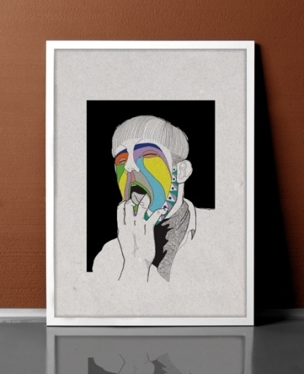 Fashion portrait : antoniocolomboni.com #fashion #antonio #colomb #portraitillustration