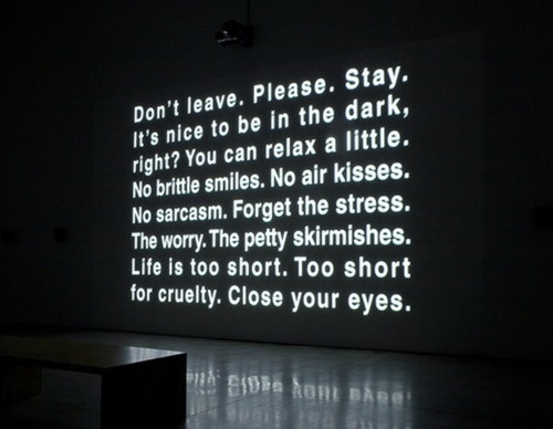 Barbara Kruger 'The Globe Shrinks', 2010, installation view © Stephen WhiteCourtesy the artist and Sprüth Magers Berlin London #installati