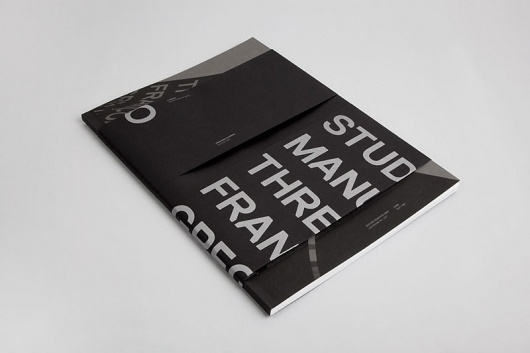Graphic-ExchanGE - a selection of graphic projects #silver #black #brochure