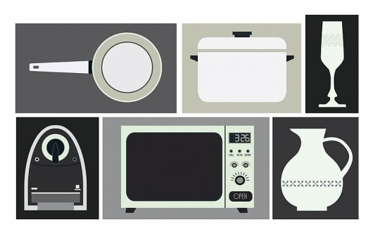 Esteve Padilla ➽ ohhh.ws #padilla #esteve #vectors #design #utensils #illustration #kitchen #poster