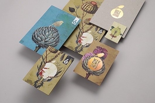 WAXJAMBU – Designed for Studio Output on Branding Served #illustration #stationary