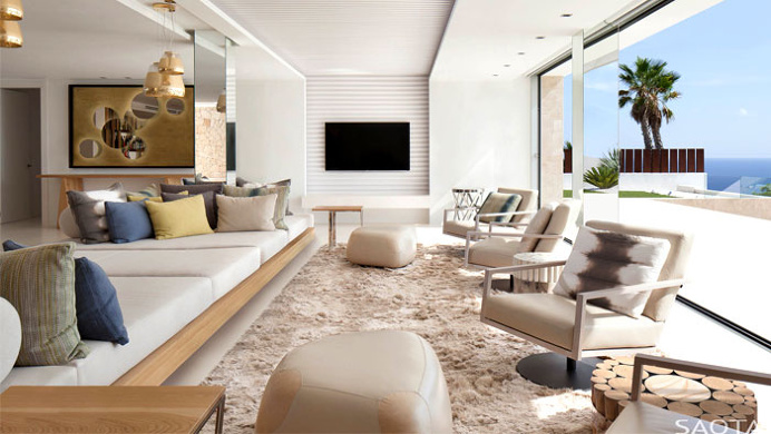 Spanish-Style Modern Villa in Ibiza - #architecture, #house, #home, #decor, #interior, #homedecor,
