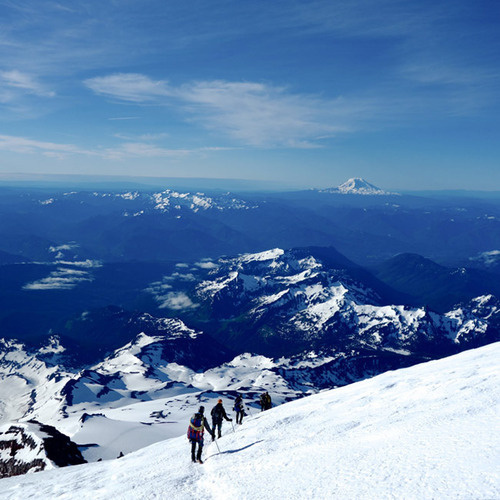CJWHO ™ (Climbing the Volcano Mount Rainier 14,410...) #amazing #maunt #landscape #photography #volcano #view #rainier
