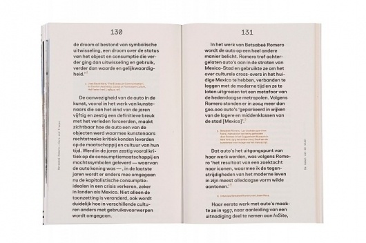 Betsabeé Romero. Cars and Traces - The Best Dutch Book Designs #spread #dutch #book #typography