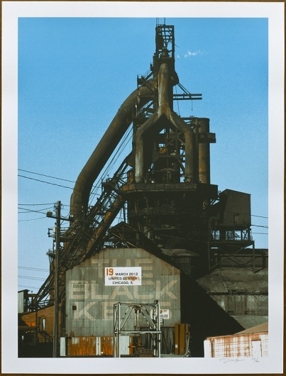 Crosshair — The Black Keys Chicago 2012 poster #screen #print #art #poster