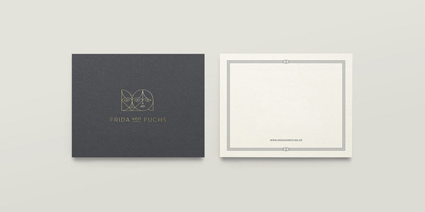 Jono Garrett: Frida von Fuchs / on Design Work Life #logo #letterhead #identity