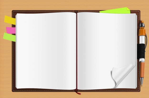 School notepad with colorful notes Free Psd. See more inspiration related to School, Colorful, Notebook, Pen, Notes, Psd, Diary, Notepad, Material, Horizontal and Layered on Freepik.