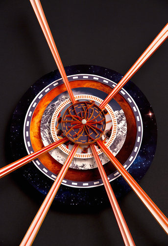3 | Illustrations Of The Higgs Boson, In Construction Paper And Tinfoil | Co.Design: business + innovation + design #paper