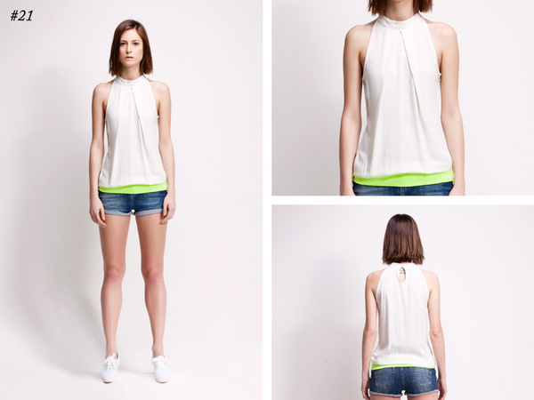 asu aksu / collections / ss2012 borderline no 21 #asu #white #collection #aksu #borderline #summer #fashion #neon