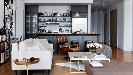 Mixat modernt Brooklynloft #interior #design #decor #deco #decoration