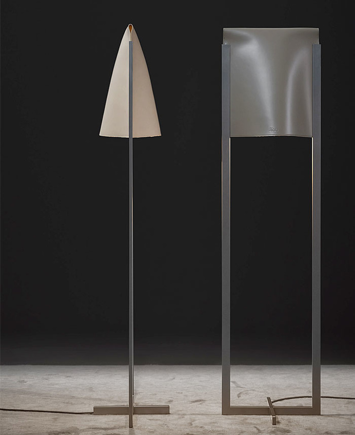 Carlo Colombo designed Amal bed and lamp for Flou - InteriorZine