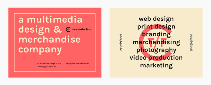 The Creative Firm Flyer by George Badea #flyer #print #badea #george