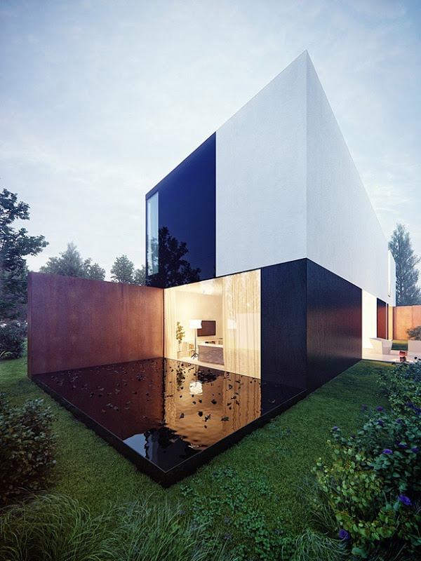 Highly-contrasted House