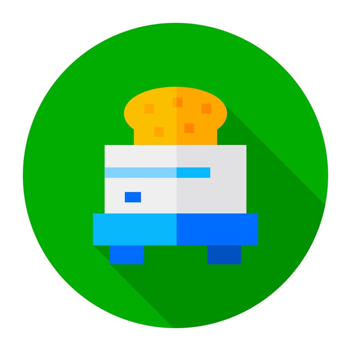 See more icon inspiration related to food and restaurant, kitchenware, breads, toaster, toast, breakfast, kitchen and food on Flaticon.