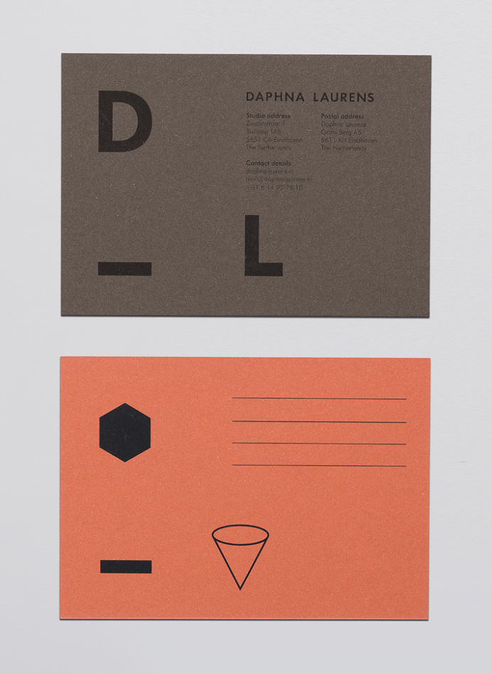 Daphna Laurens by George&Harrison #graphic design #print #card
