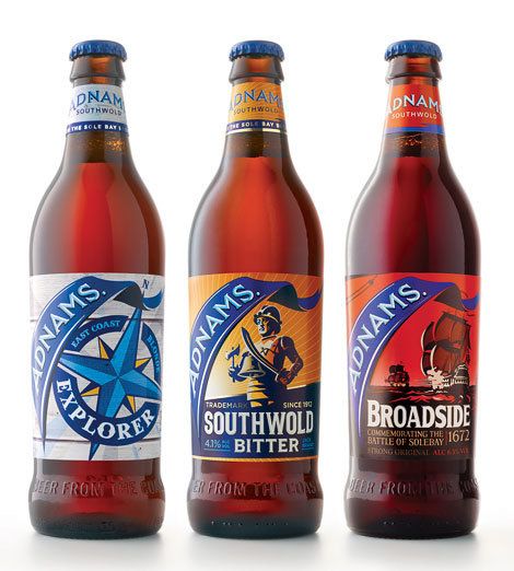 adnams_lineup #packaging #beer #label #bottle