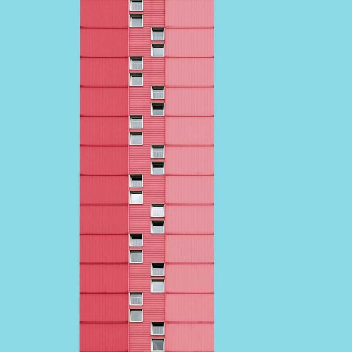 Colorful and Minimalist Architecture Photography by Paul Eis
