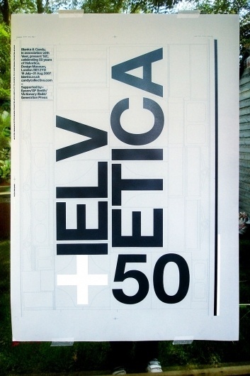 Blanka || Supersize #50 #build #of #years #poster #helvetica