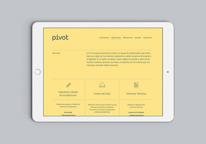 Pivot Corporate Design - Mindsparkle Mag This beautiful project of corporate design and identity was achieved by Enrique Presa. #logo #packaging #identity #branding #design #color #photography #graphic #design #gallery #blog #project #mindsparkle #mag #beautiful #portfolio #designer