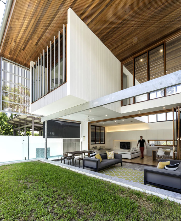 Backyard House by Joe Adsett Architects - #architecture, #house, #home, #decor, #interior, #homedecor,