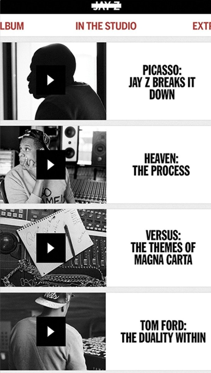 Jay Z Magna Carta Holy Grail App #dd