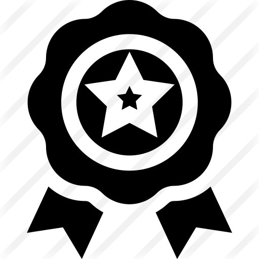 See more icon inspiration related to miscellaneous, certification, insignia, emblem, badge, quality, winner, award and medal on Flaticon.